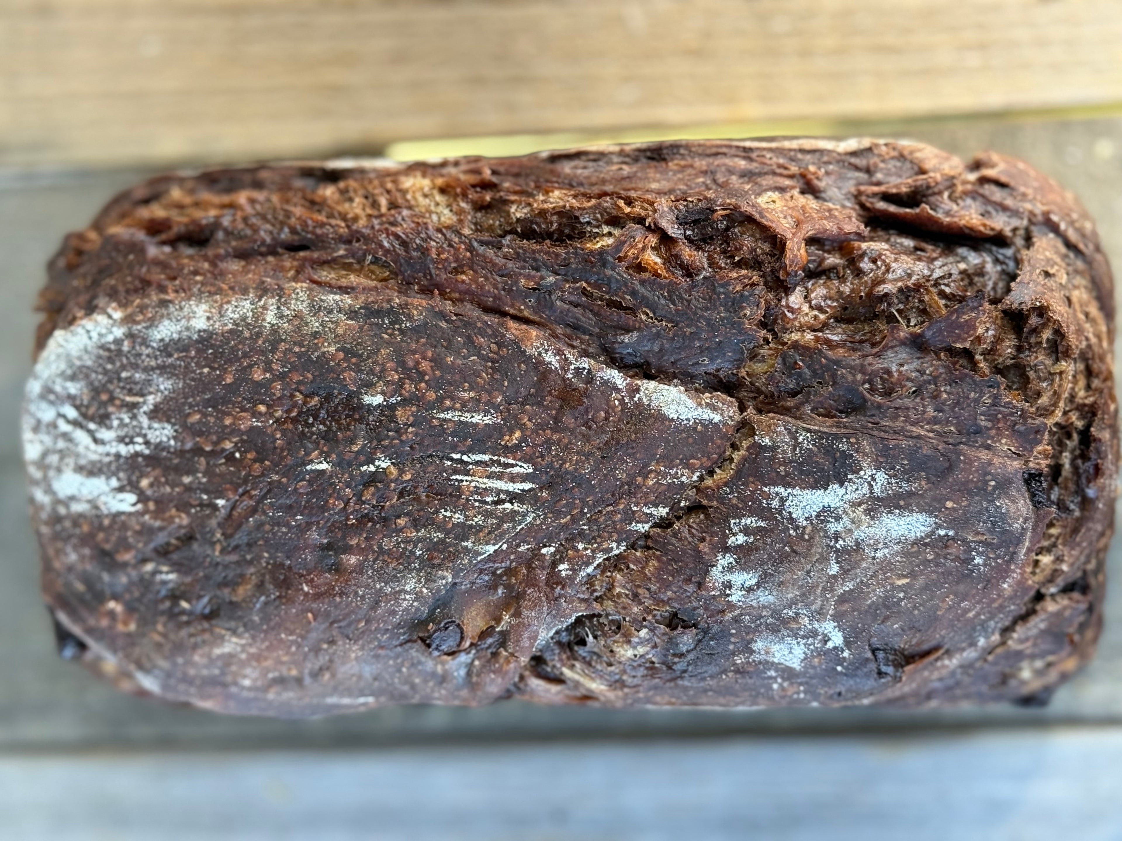 Double chocolate sourdough loaf