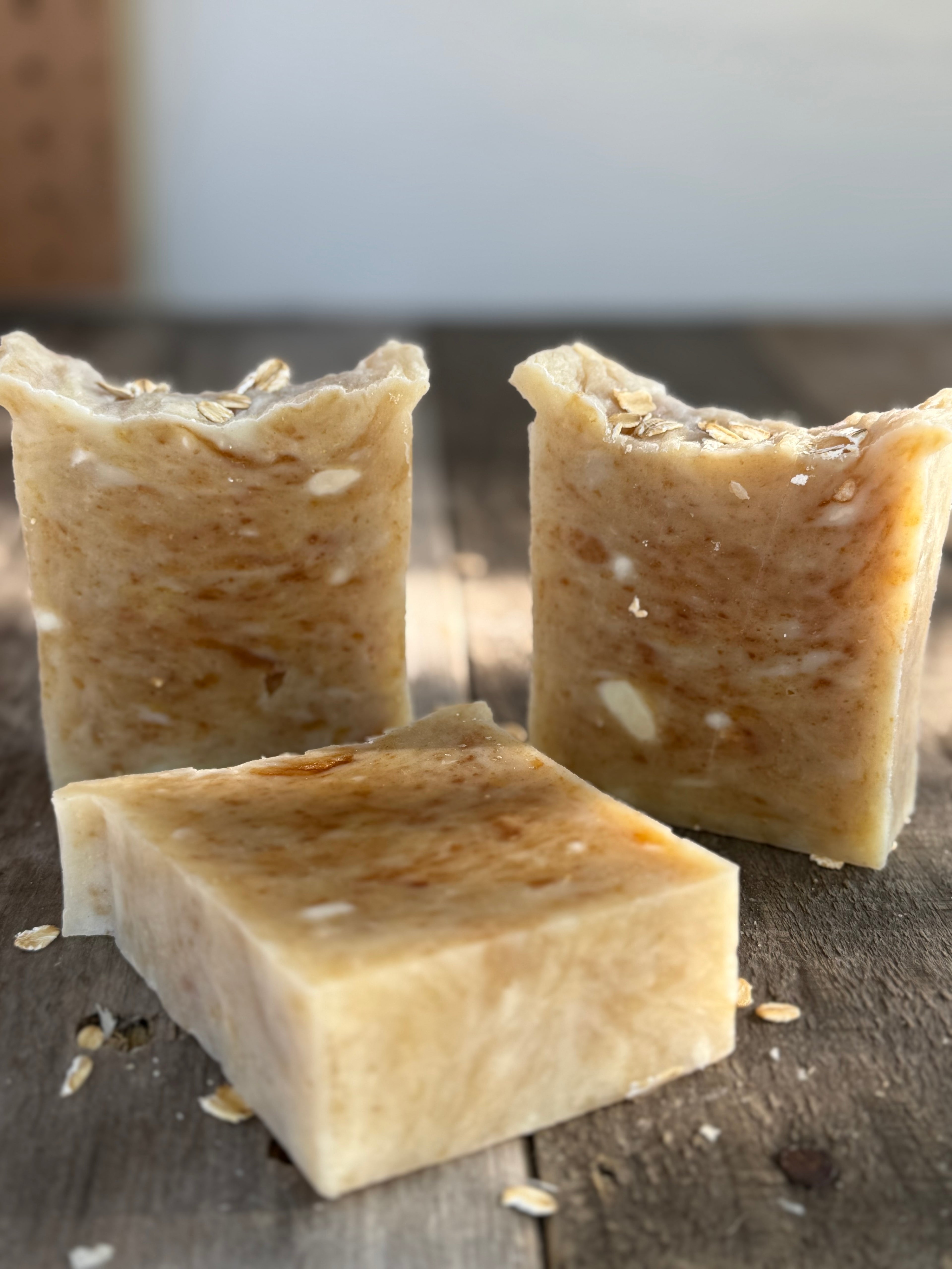 Oatmeal, Honey, and Goats milk tallow soap