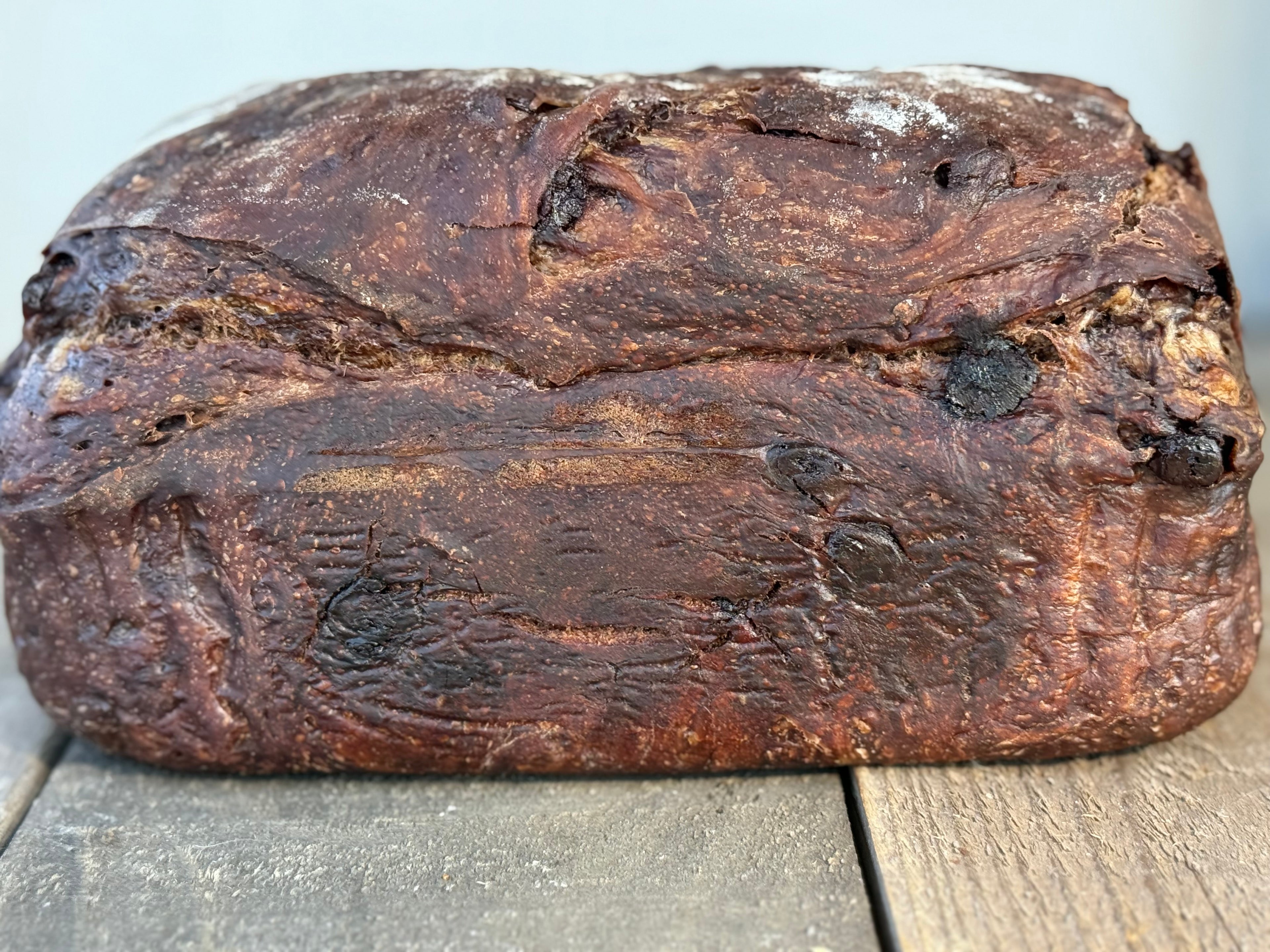 Double chocolate sourdough loaf