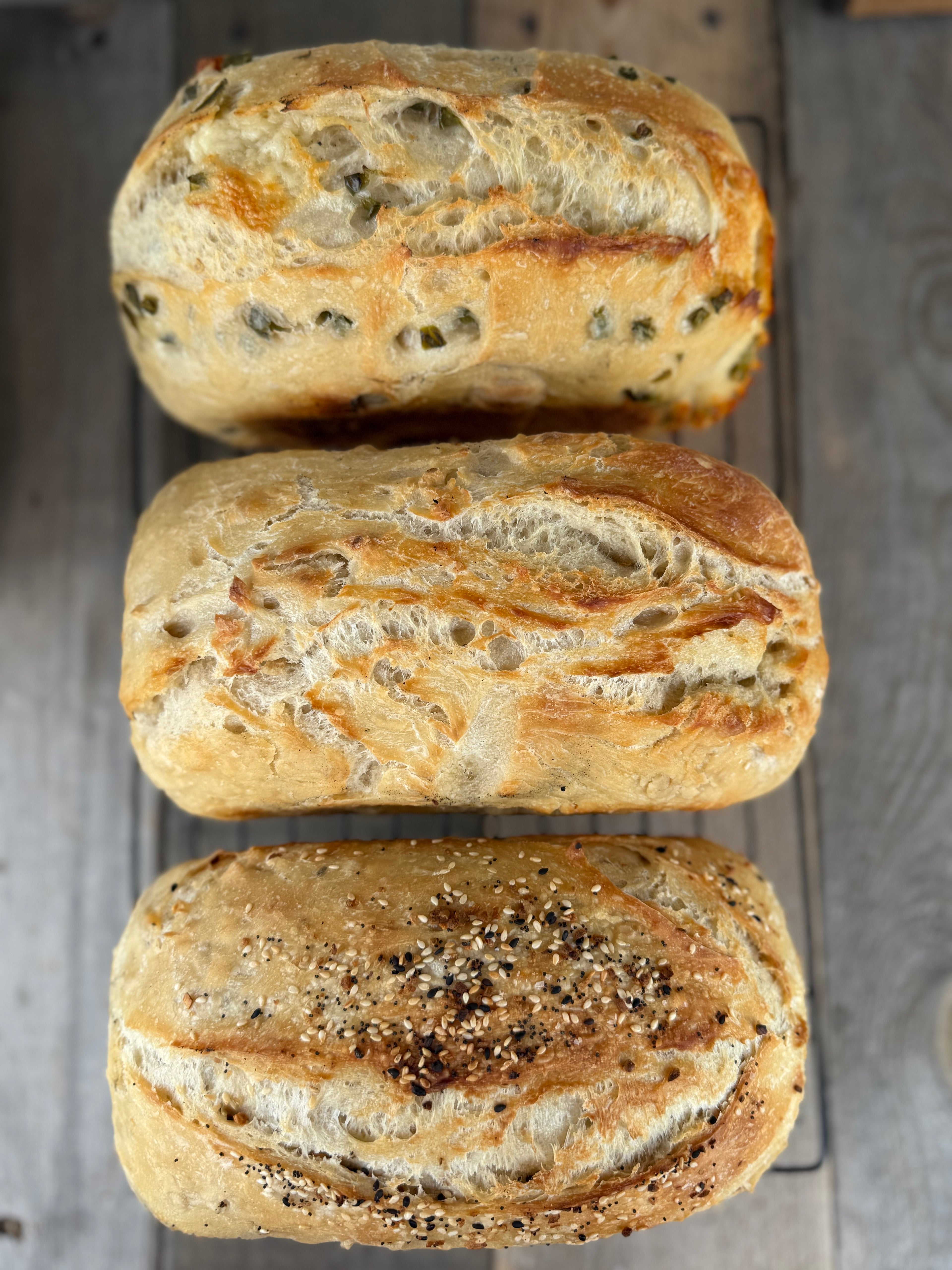 Everything Bagel sourdough loaf